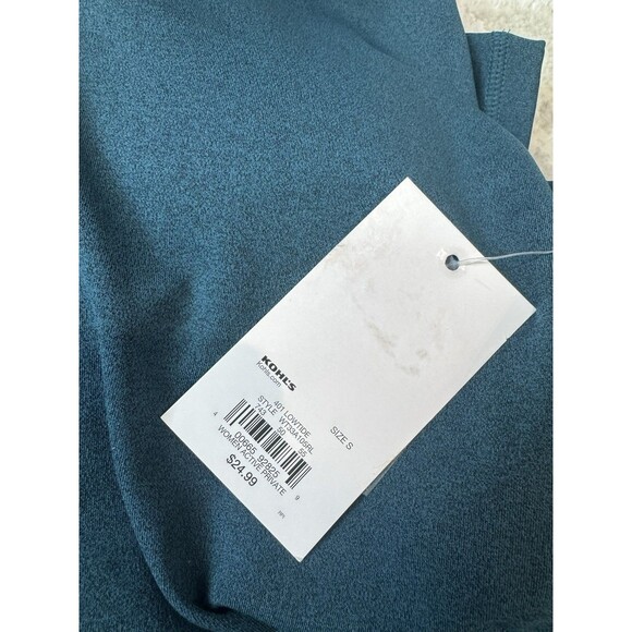 Tek Gear Workout Women Activewear Blue Tank Top S With Built-in Bra MSRP $24.99 - Picture 7 of 7